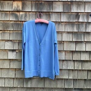Talbots Women’s Blue Cardigan Sweater